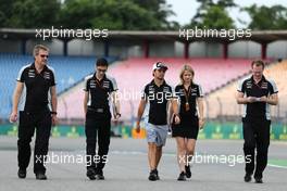 Sergio Perez (MEX), Sahara Force India  28.07.2016. Formula 1 World Championship, Rd 12, German Grand Prix, Hockenheim, Germany, Preparation Day.