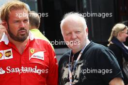 (L to R): Gino Rosato (CDN) Ferrari with Norbert Vettel (GER). 28.07.2016. Formula 1 World Championship, Rd 12, German Grand Prix, Hockenheim, Germany, Preparation Day.