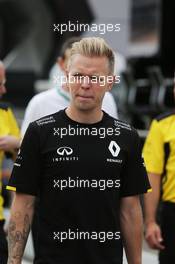 Kevin Magnussen (DEN) Renault Sport F1 Team walks the circuit. 28.07.2016. Formula 1 World Championship, Rd 12, German Grand Prix, Hockenheim, Germany, Preparation Day.