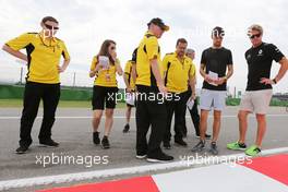 Alan Permane (GBR), Renault Sport F1 Team and Jolyon Palmer (GBR), Renault Sport F1 Team  28.07.2016. Formula 1 World Championship, Rd 12, German Grand Prix, Hockenheim, Germany, Preparation Day.