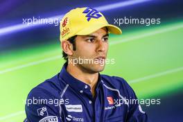 Felipe Nasr (BRA) Sauber F1 Team in the FIA Press Conference. 28.07.2016. Formula 1 World Championship, Rd 12, German Grand Prix, Hockenheim, Germany, Preparation Day.