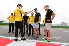 Alan Permane (GBR), Renault Sport F1 Team and Jolyon Palmer (GBR), Renault Sport F1 Team  28.07.2016. Formula 1 World Championship, Rd 12, German Grand Prix, Hockenheim, Germany, Preparation Day.