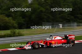 Sebastian Vettel (GER) Ferrari SF16-H. 22.07.2016. Formula 1 World Championship, Rd 11, Hungarian Grand Prix, Budapest, Hungary, Practice Day.