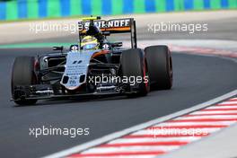 Sergio Perez (MEX), Sahara Force India  22.07.2016. Formula 1 World Championship, Rd 11, Hungarian Grand Prix, Budapest, Hungary, Practice Day.