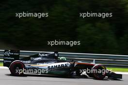Nico Hulkenberg (GER) Sahara Force India F1 VJM09. 22.07.2016. Formula 1 World Championship, Rd 11, Hungarian Grand Prix, Budapest, Hungary, Practice Day.
