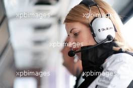 Bernadette Collins (GBR) Sahara Force India F1 Team Performance and Strategy Engineer. 22.07.2016. Formula 1 World Championship, Rd 11, Hungarian Grand Prix, Budapest, Hungary, Practice Day.