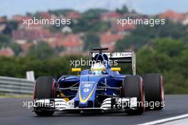 Marcus Ericsson (SWE), Sauber F1 Team  22.07.2016. Formula 1 World Championship, Rd 11, Hungarian Grand Prix, Budapest, Hungary, Practice Day.