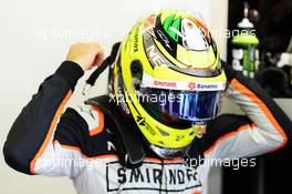 Sergio Perez (MEX) Sahara Force India F1. 22.07.2016. Formula 1 World Championship, Rd 11, Hungarian Grand Prix, Budapest, Hungary, Practice Day.