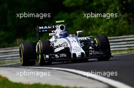 Valtteri Bottas (FIN) Williams FW38. 22.07.2016. Formula 1 World Championship, Rd 11, Hungarian Grand Prix, Budapest, Hungary, Practice Day.