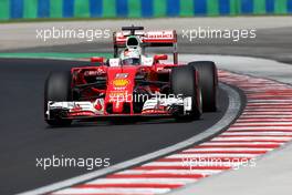 Sebastian Vettel (GER), Scuderia Ferrari  22.07.2016. Formula 1 World Championship, Rd 11, Hungarian Grand Prix, Budapest, Hungary, Practice Day.