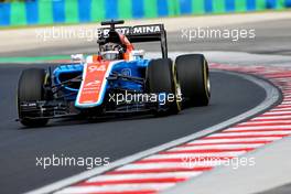 Pascal Wehrlein (GER), Manor Racing  22.07.2016. Formula 1 World Championship, Rd 11, Hungarian Grand Prix, Budapest, Hungary, Practice Day.