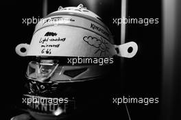 The helmet of Nico Hulkenberg (GER) Sahara Force India F1. 22.07.2016. Formula 1 World Championship, Rd 11, Hungarian Grand Prix, Budapest, Hungary, Practice Day.