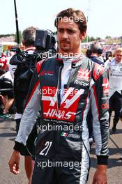 Esteban Gutierrez (MEX) Haas F1 Team on the grid. 24.07.2016. Formula 1 World Championship, Rd 11, Hungarian Grand Prix, Budapest, Hungary, Race Day.