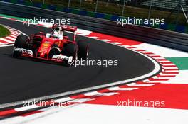 Sebastian Vettel (GER) Ferrari SF16-H. 24.07.2016. Formula 1 World Championship, Rd 11, Hungarian Grand Prix, Budapest, Hungary, Race Day.