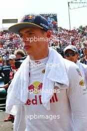 Max Verstappen (NLD) Red Bull Racing on the grid. 24.07.2016. Formula 1 World Championship, Rd 11, Hungarian Grand Prix, Budapest, Hungary, Race Day.