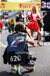 Laurent Charniaux (BEL) XPB Images Photographer. 24.07.2016. Formula 1 World Championship, Rd 11, Hungarian Grand Prix, Budapest, Hungary, Race Day.