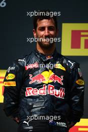 3rd place Daniel Ricciardo (AUS) Red Bull Racing RB12. 24.07.2016. Formula 1 World Championship, Rd 11, Hungarian Grand Prix, Budapest, Hungary, Race Day.