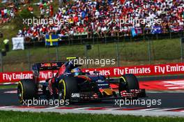 Carlos Sainz Jr (ESP) Scuderia Toro Rosso STR11. 24.07.2016. Formula 1 World Championship, Rd 11, Hungarian Grand Prix, Budapest, Hungary, Race Day.