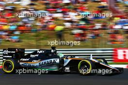 Nico Hulkenberg (GER) Sahara Force India F1 VJM09. 24.07.2016. Formula 1 World Championship, Rd 11, Hungarian Grand Prix, Budapest, Hungary, Race Day.