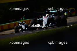 Lewis Hamilton (GBR) Mercedes AMG F1 W07 Hybrid. 24.07.2016. Formula 1 World Championship, Rd 11, Hungarian Grand Prix, Budapest, Hungary, Race Day.