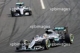 Lewis Hamilton (GBR) Mercedes AMG F1 W07 Hybrid. 24.07.2016. Formula 1 World Championship, Rd 11, Hungarian Grand Prix, Budapest, Hungary, Race Day.