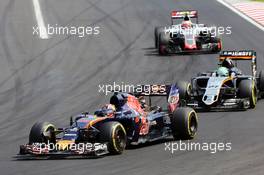 Daniil Kvyat (RUS) Scuderia Toro Rosso STR11. 24.07.2016. Formula 1 World Championship, Rd 11, Hungarian Grand Prix, Budapest, Hungary, Race Day.