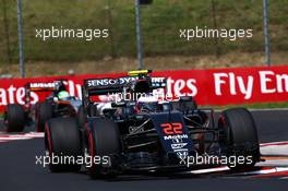 Jenson Button (GBR) McLaren MP4-31. 24.07.2016. Formula 1 World Championship, Rd 11, Hungarian Grand Prix, Budapest, Hungary, Race Day.