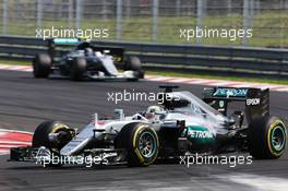 Lewis Hamilton (GBR) Mercedes AMG F1 W07 Hybrid. 24.07.2016. Formula 1 World Championship, Rd 11, Hungarian Grand Prix, Budapest, Hungary, Race Day.