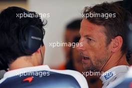 Jenson Button (GBR) McLaren. 23.07.2016. Formula 1 World Championship, Rd 11, Hungarian Grand Prix, Budapest, Hungary, Qualifying Day.