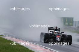 Fernando Alonso (ESP) McLaren MP4-31. 23.07.2016. Formula 1 World Championship, Rd 11, Hungarian Grand Prix, Budapest, Hungary, Qualifying Day.