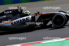 Sergio Perez (MEX), Sahara Force India  23.07.2016. Formula 1 World Championship, Rd 11, Hungarian Grand Prix, Budapest, Hungary, Qualifying Day.