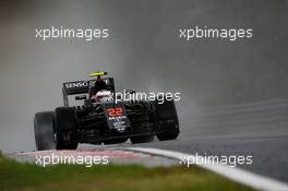Jenson Button (GBR) McLaren MP4-31. 23.07.2016. Formula 1 World Championship, Rd 11, Hungarian Grand Prix, Budapest, Hungary, Qualifying Day.