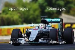 Lewis Hamilton (GBR) Mercedes AMG F1 W07 Hybrid. 23.07.2016. Formula 1 World Championship, Rd 11, Hungarian Grand Prix, Budapest, Hungary, Qualifying Day.
