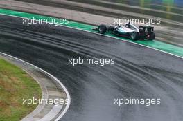 Nico Rosberg (GER) Mercedes AMG F1 W07 Hybrid runs wide. 23.07.2016. Formula 1 World Championship, Rd 11, Hungarian Grand Prix, Budapest, Hungary, Qualifying Day.