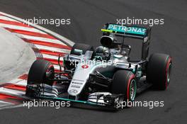 Nico Rosberg (GER) Mercedes AMG F1 W07 Hybrid. 23.07.2016. Formula 1 World Championship, Rd 11, Hungarian Grand Prix, Budapest, Hungary, Qualifying Day.