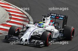 Felipe Massa (BRA) Williams FW38. 23.07.2016. Formula 1 World Championship, Rd 11, Hungarian Grand Prix, Budapest, Hungary, Qualifying Day.