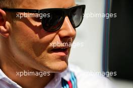 Valtteri Bottas (FIN) Williams with the media. 21.07.2016. Formula 1 World Championship, Rd 11, Hungarian Grand Prix, Budapest, Hungary, Preparation Day.