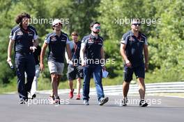 Carlos Sainz (ESP), Scuderia Toro Rosso  21.07.2016. Formula 1 World Championship, Rd 11, Hungarian Grand Prix, Budapest, Hungary, Preparation Day.