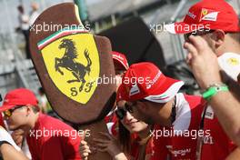 A Ferrari fan's ice cream. 21.07.2016. Formula 1 World Championship, Rd 11, Hungarian Grand Prix, Budapest, Hungary, Preparation Day.