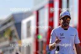 Fernando Alonso (ESP), McLaren Honda  21.07.2016. Formula 1 World Championship, Rd 11, Hungarian Grand Prix, Budapest, Hungary, Preparation Day.