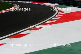 The pit lane entry. 21.07.2016. Formula 1 World Championship, Rd 11, Hungarian Grand Prix, Budapest, Hungary, Preparation Day.