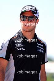 Sergio Perez (MEX), Sahara Force India  21.07.2016. Formula 1 World Championship, Rd 11, Hungarian Grand Prix, Budapest, Hungary, Preparation Day.