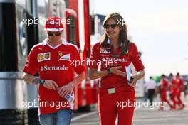 Kimi Raikkonen (FIN) Ferrari. 21.07.2016. Formula 1 World Championship, Rd 11, Hungarian Grand Prix, Budapest, Hungary, Preparation Day.
