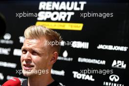 Kevin Magnussen (DEN), Renault Sport F1 Team  21.07.2016. Formula 1 World Championship, Rd 11, Hungarian Grand Prix, Budapest, Hungary, Preparation Day.