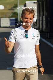 Nico Rosberg (GER) Mercedes AMG F1. 21.07.2016. Formula 1 World Championship, Rd 11, Hungarian Grand Prix, Budapest, Hungary, Preparation Day.