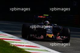 Carlos Sainz Jr (ESP) Scuderia Toro Rosso STR11. 02.09.2016. Formula 1 World Championship, Rd 14, Italian Grand Prix, Monza, Italy, Practice Day.