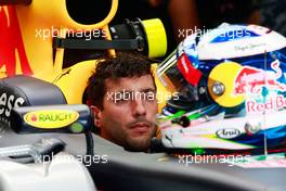 Daniel Ricciardo (AUS) Red Bull Racing RB12. 02.09.2016. Formula 1 World Championship, Rd 14, Italian Grand Prix, Monza, Italy, Practice Day.
