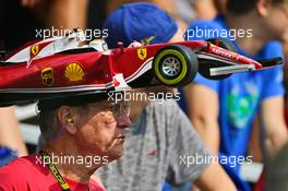 A Ferrari fan. 02.09.2016. Formula 1 World Championship, Rd 14, Italian Grand Prix, Monza, Italy, Practice Day.