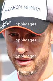 Jenson Button (GBR) McLaren. 02.09.2016. Formula 1 World Championship, Rd 14, Italian Grand Prix, Monza, Italy, Practice Day.