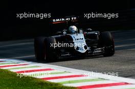 Alfonso Celis Jr (MEX) Sahara Force India F1 VJM09 Development Driver. 02.09.2016. Formula 1 World Championship, Rd 14, Italian Grand Prix, Monza, Italy, Practice Day.